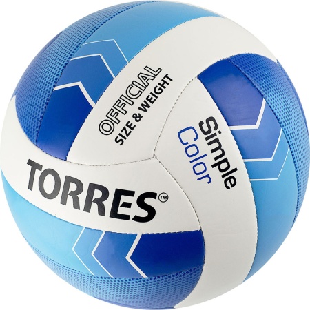 Купить Мяч волейбольный Torres Simple Color любительский р.5 в Малоярославеце 